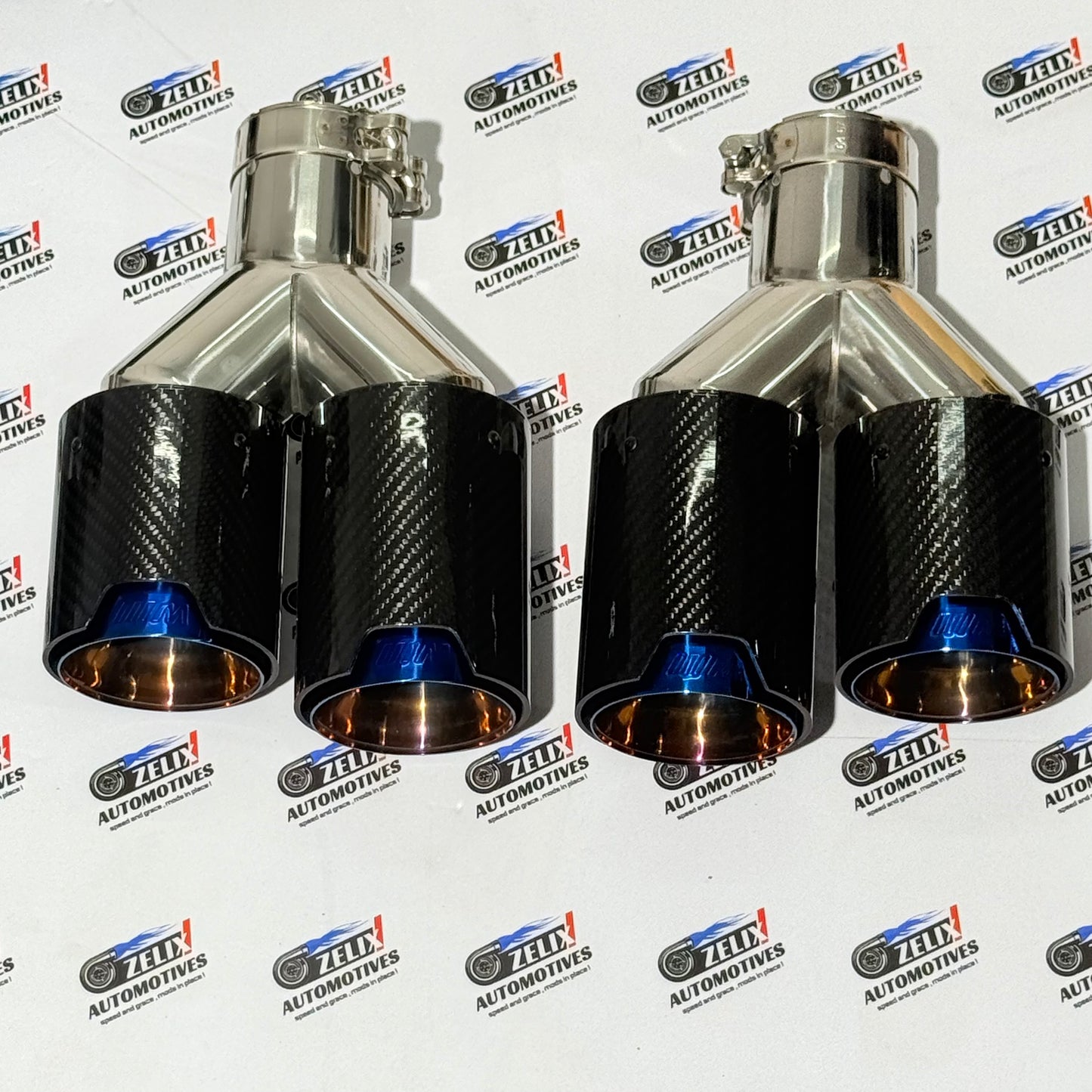 Dual Exhaust Tip BMW M-Style | Universal Fit Sporty Rear Upgrade
