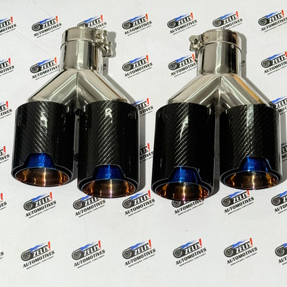 Dual Exhaust Tip BMW M-Style | Universal Fit Sporty Rear Upgrade