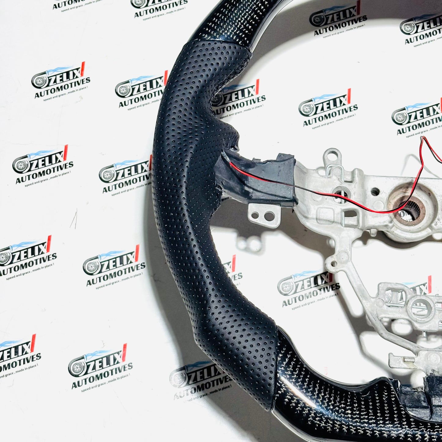 Maruti Suzuki Swift Original Carbon Fiber Steering Wheel with Rev Lights | Premium Sporty Upgrade
