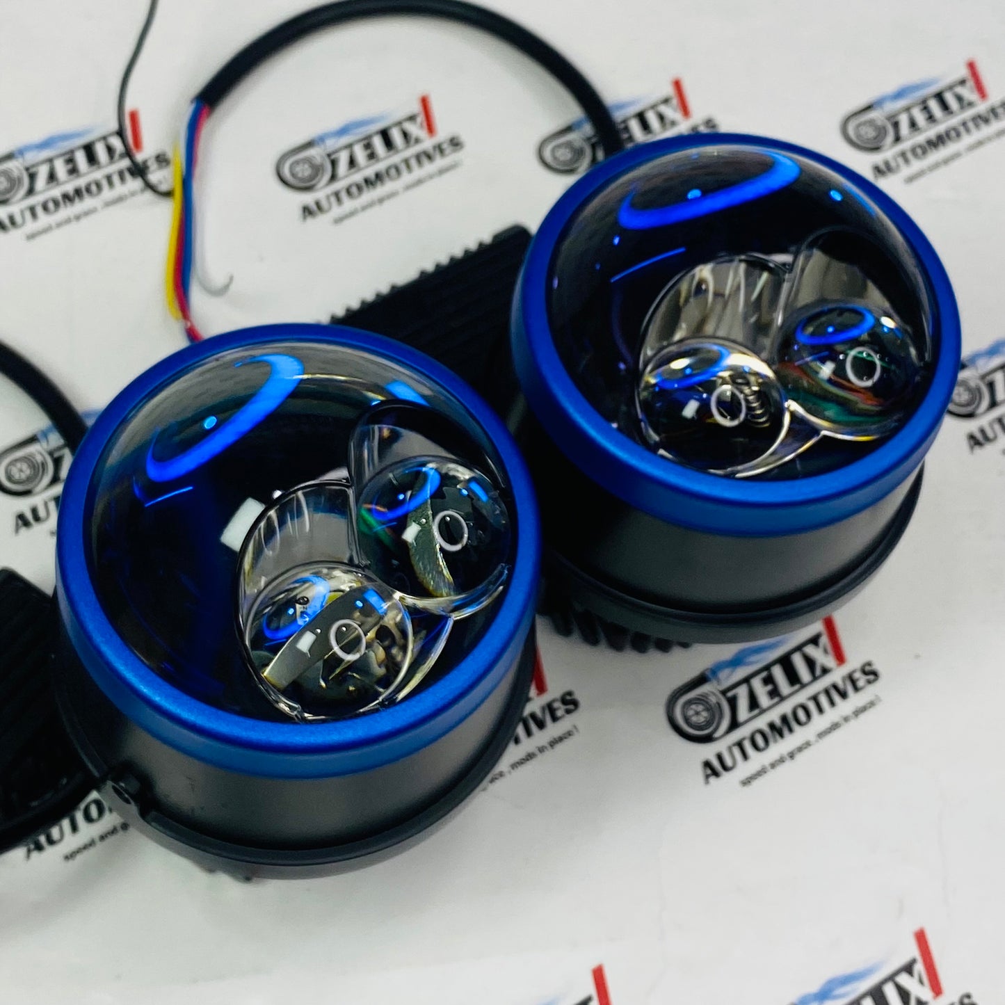 Aftermarket Bi-LED fog lamp  with dual laser projector