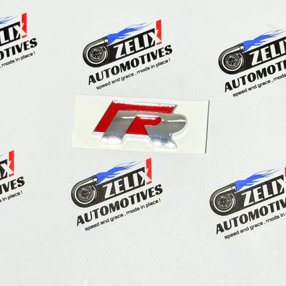 R-Line and  R-Logo Front Grille Sticker | Aftermarket OEM-Design in Multiple Colour Options
