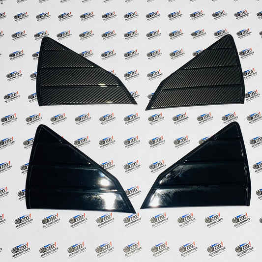 Kia Seltos Rear Window Louvers | Premium ABS Vent Shades