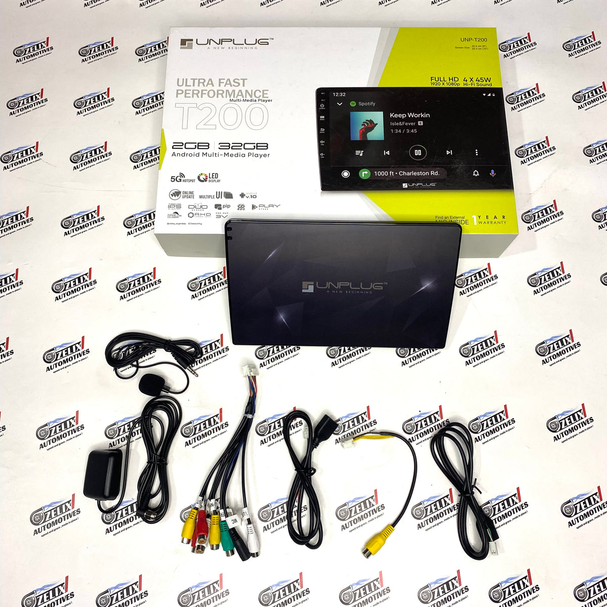 Unplug System Unit UNPLUG UNP-T200 Android Multimedia Player | Universal Aftermarket Car ...