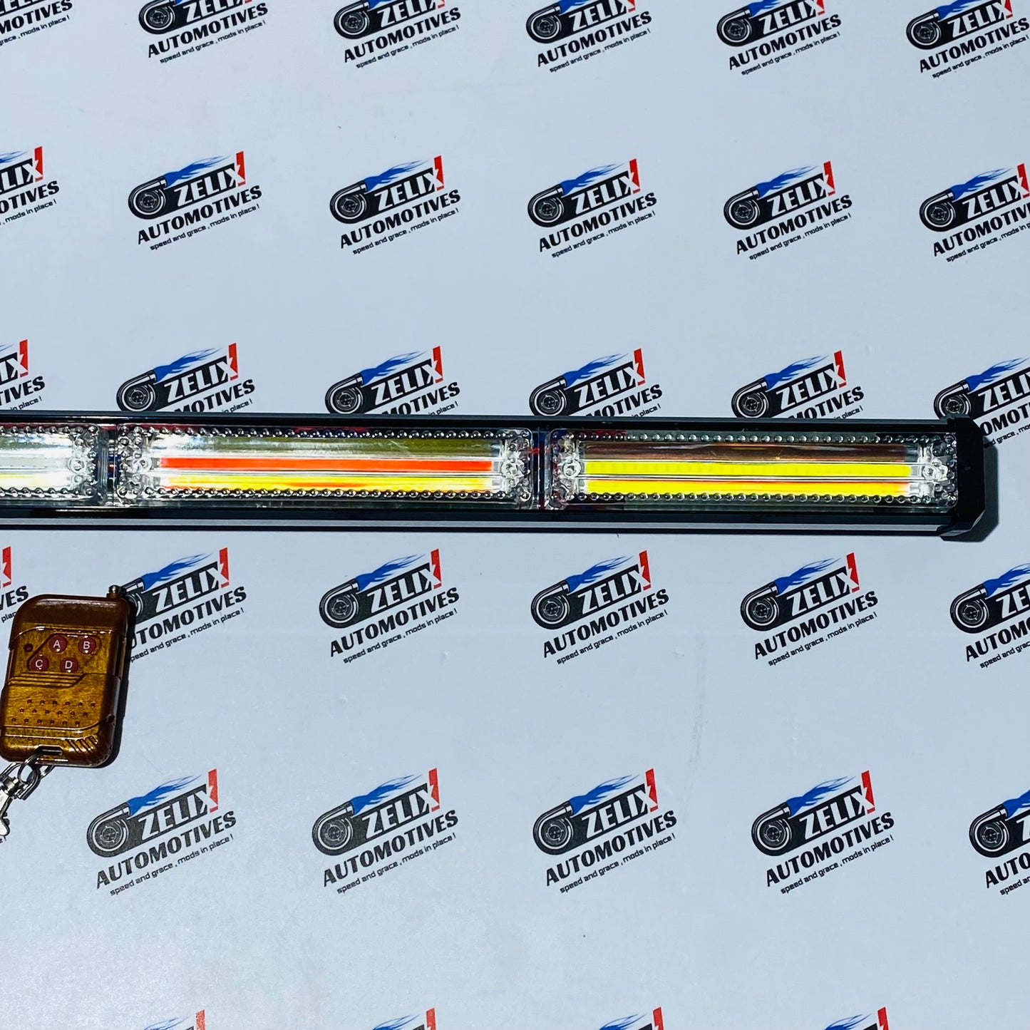Remote Controlled 3-in-1 Bar Flasher | 24-Inch COB LED Light Bar