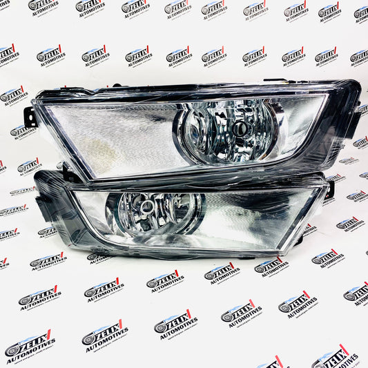 Premium Skoda Octavia T-2 chrome fog lamp set 