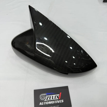 Batman-Style Mirror Covers For Polo, Vento, Ameo And Rapid (Inbuilt Indicator Mirrors Only)