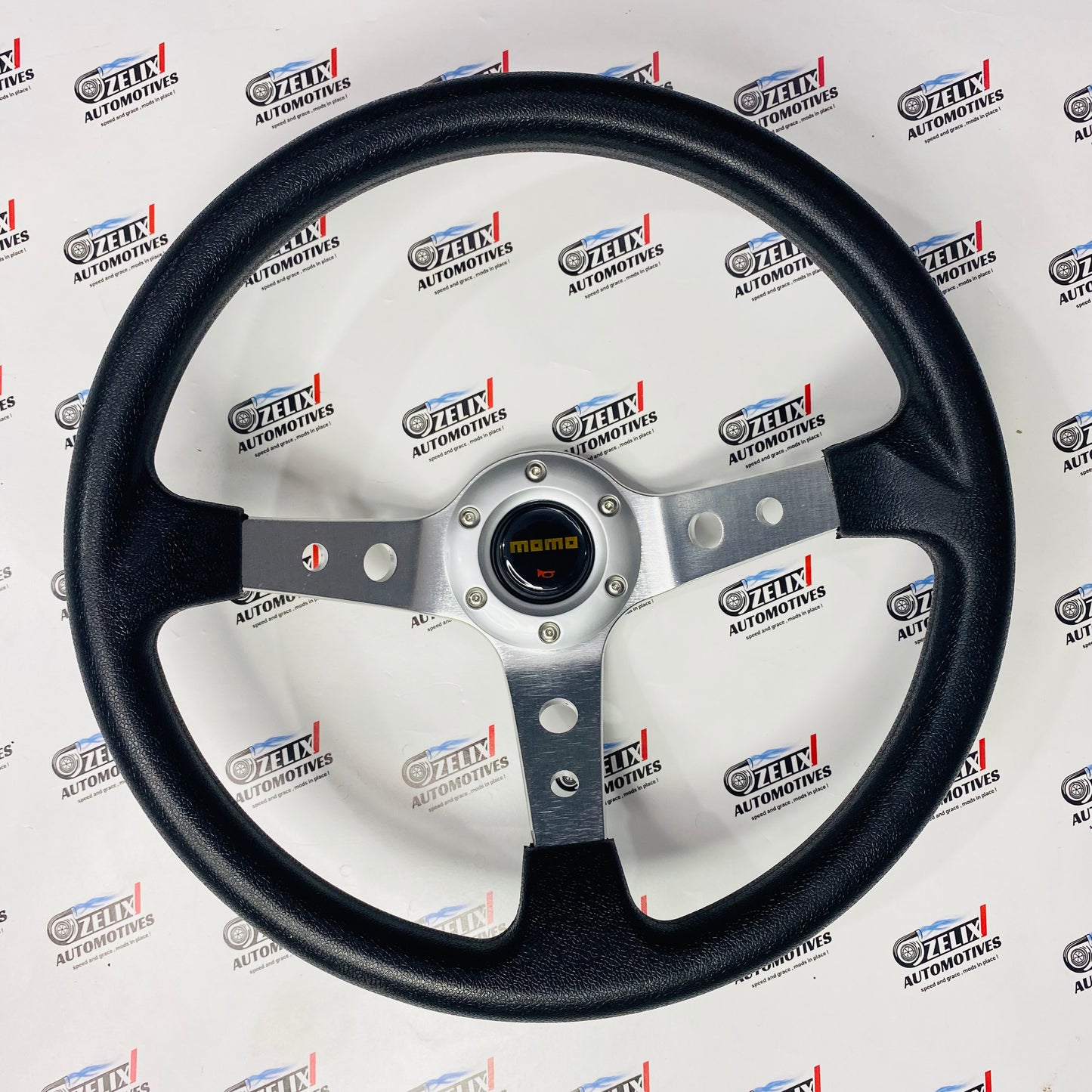 MOMO Deep Dish 14-Inch Steering Wheel | Universal Racing Design in Multiple Colours