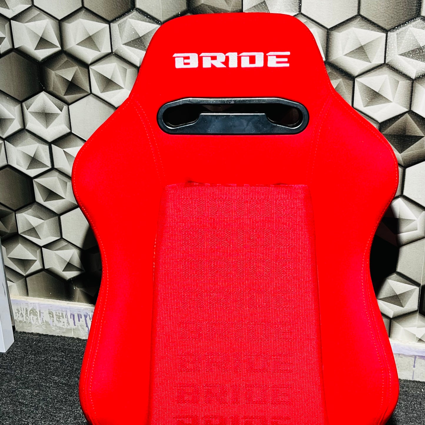 Bride Racing Red Edition Bucket Seat | Aggressive Motorsport Feel
