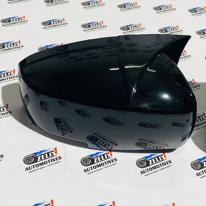 Suzuki Brezza Batman Style Mirror Covers | Glossy Black Finish Fits 2022+ Models