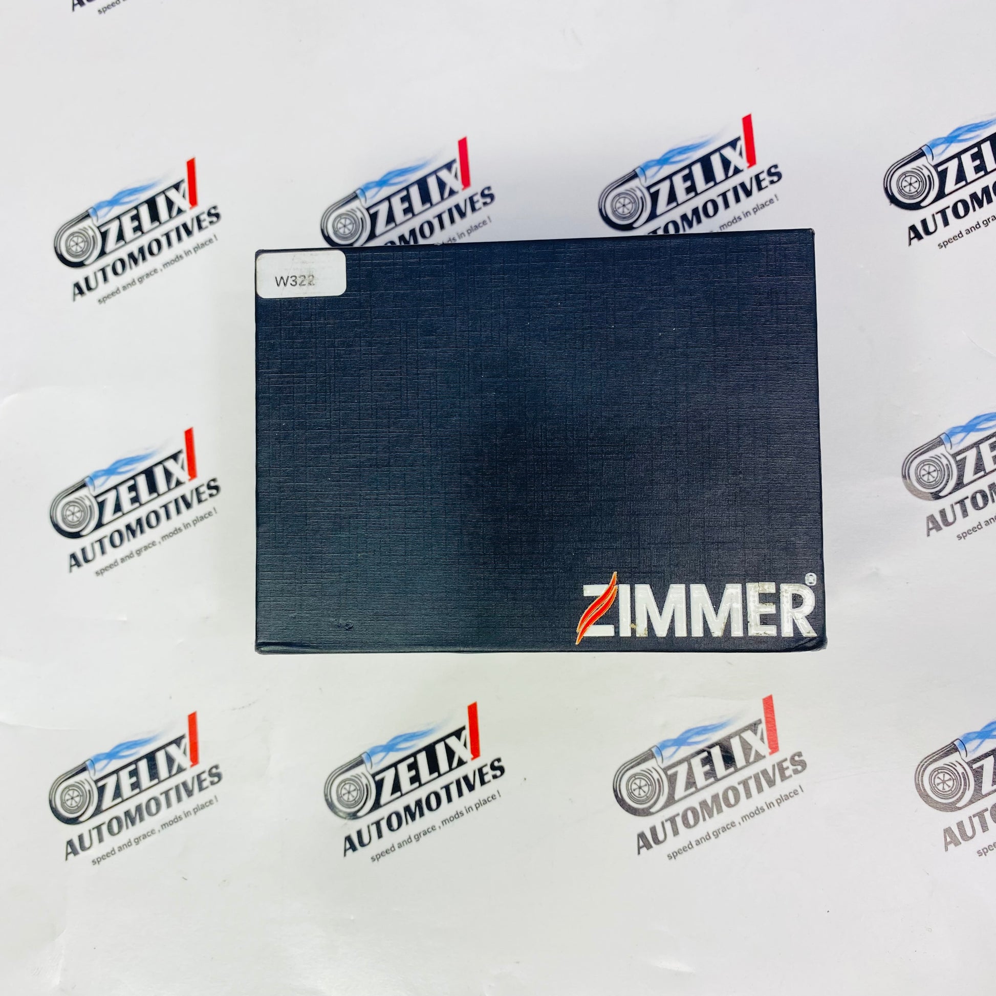 Zimmer AI Box Android AI multimedia adapter for wireless Apple CarPlay and Android Auto with box and USB cable.