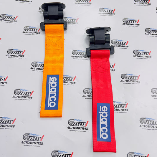 Sparco Tow Strap | Universal Aftermarket Racing Tow Hook.