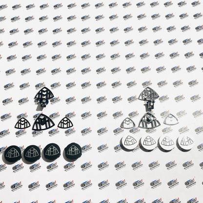 Mercedes-Maybach Complete Emblem Kit | Wheel Caps, Hood Logo & Fender Badges