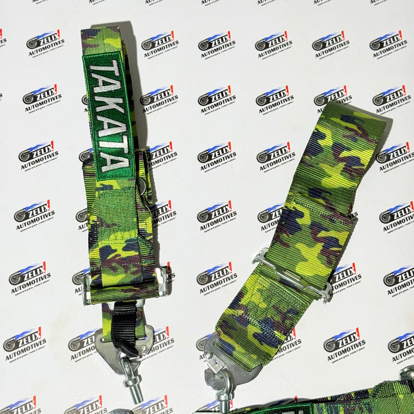 TAKATA 4-Point Racing Seat Belt | Premium Camouflage Edition