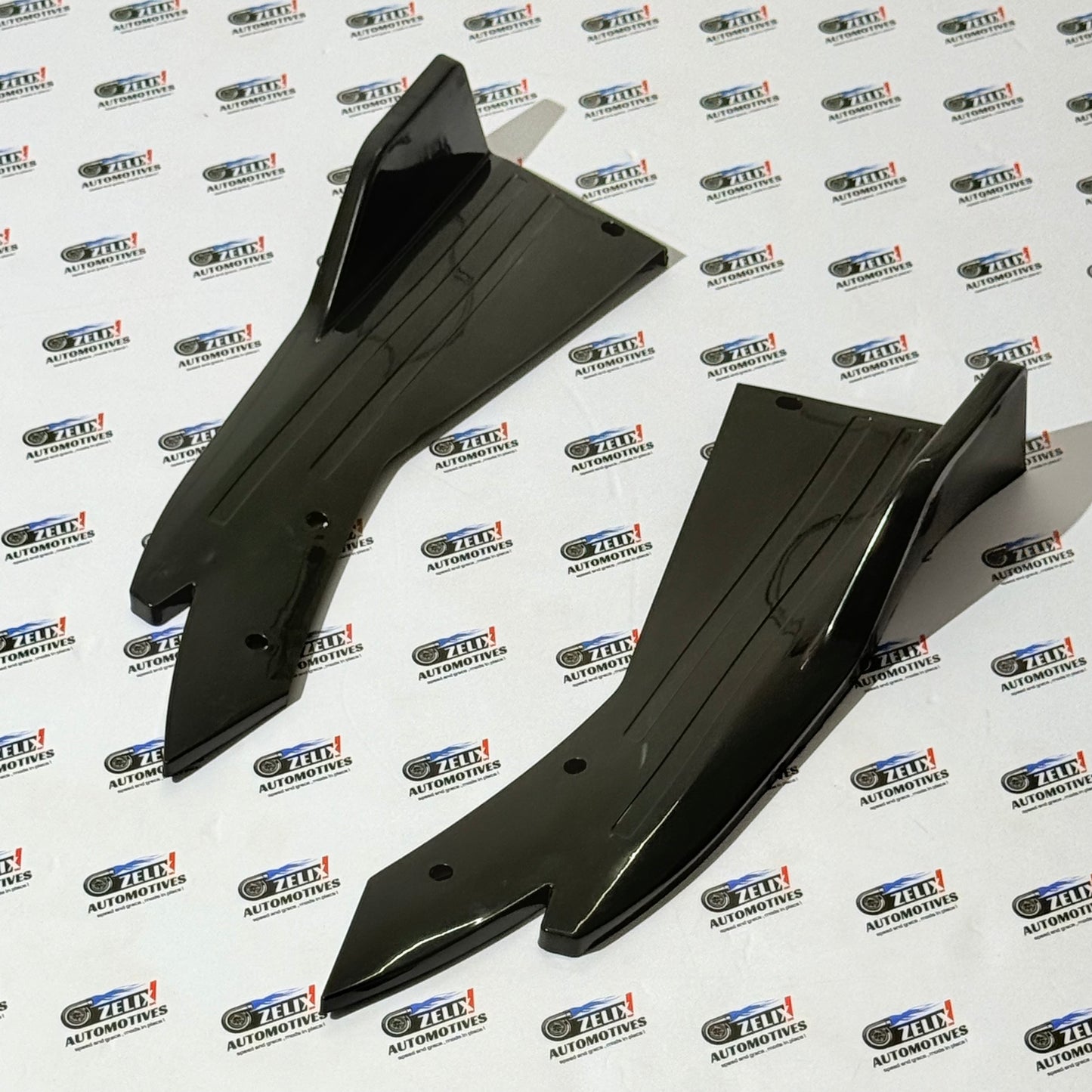 Fish Cut Rear Splitter Set of 2 | Universal Fit