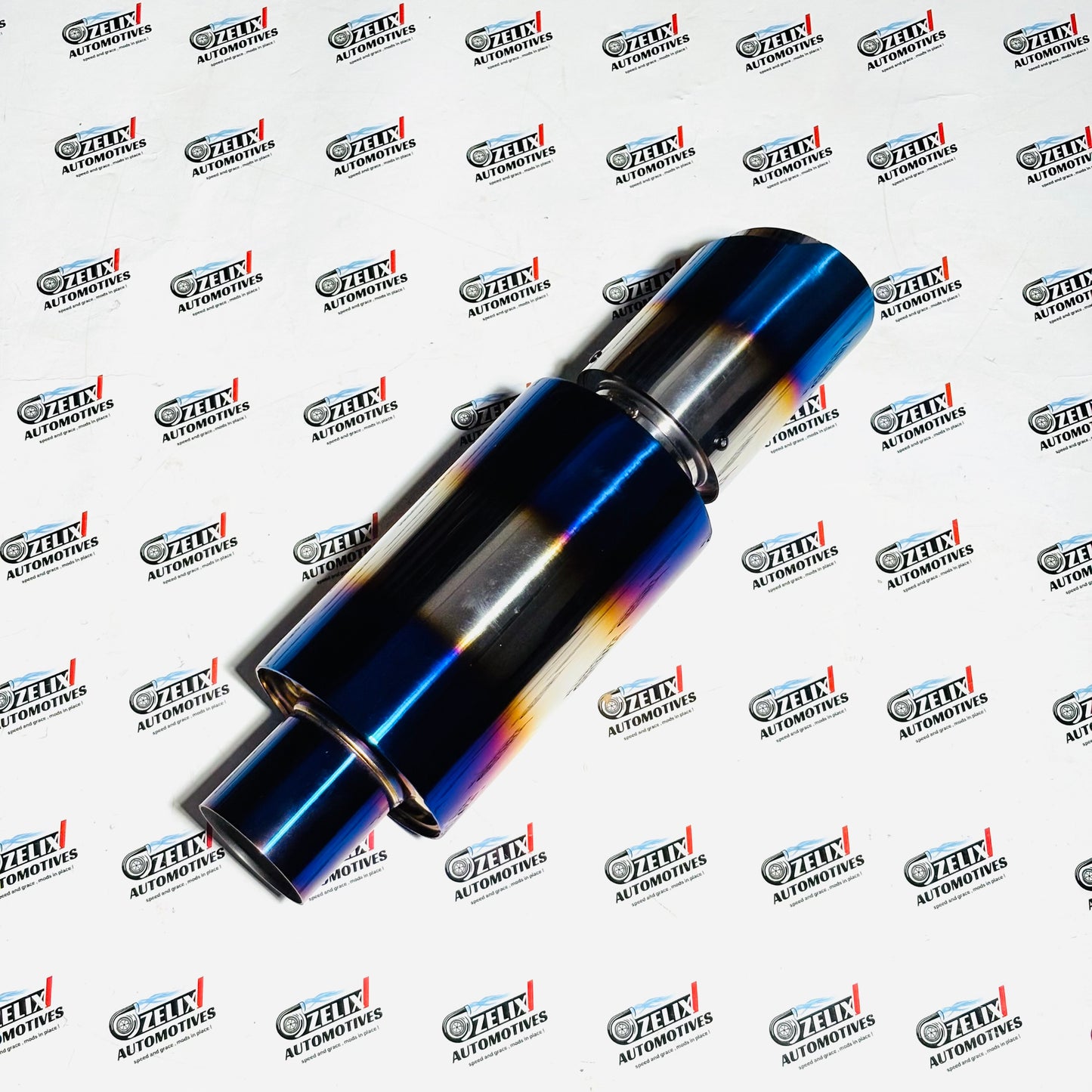 Chrome Finish Exhaust | Burnt Finish | Premium Universal Exhaust Tip