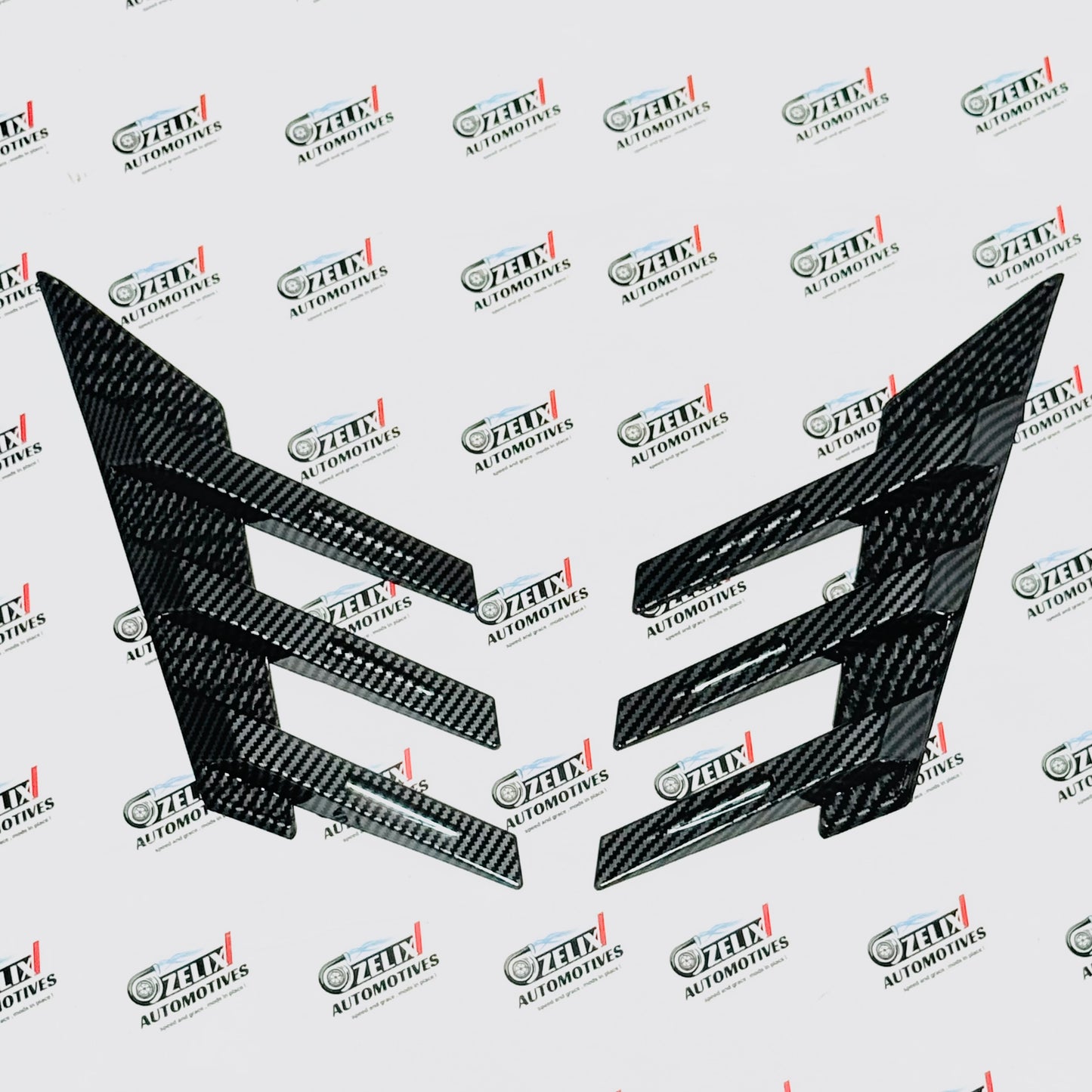 Rear Windshield Spoiler Fins | Universal Fit with Colors Options