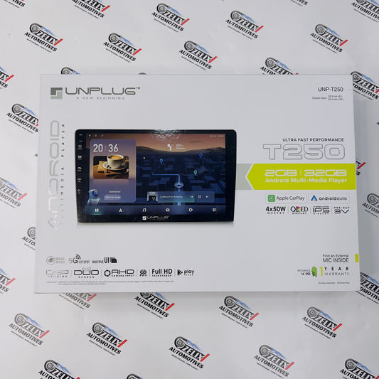 UNPLUG UNP‑T250 Android Multimedia Player | Universal Aftermarket
