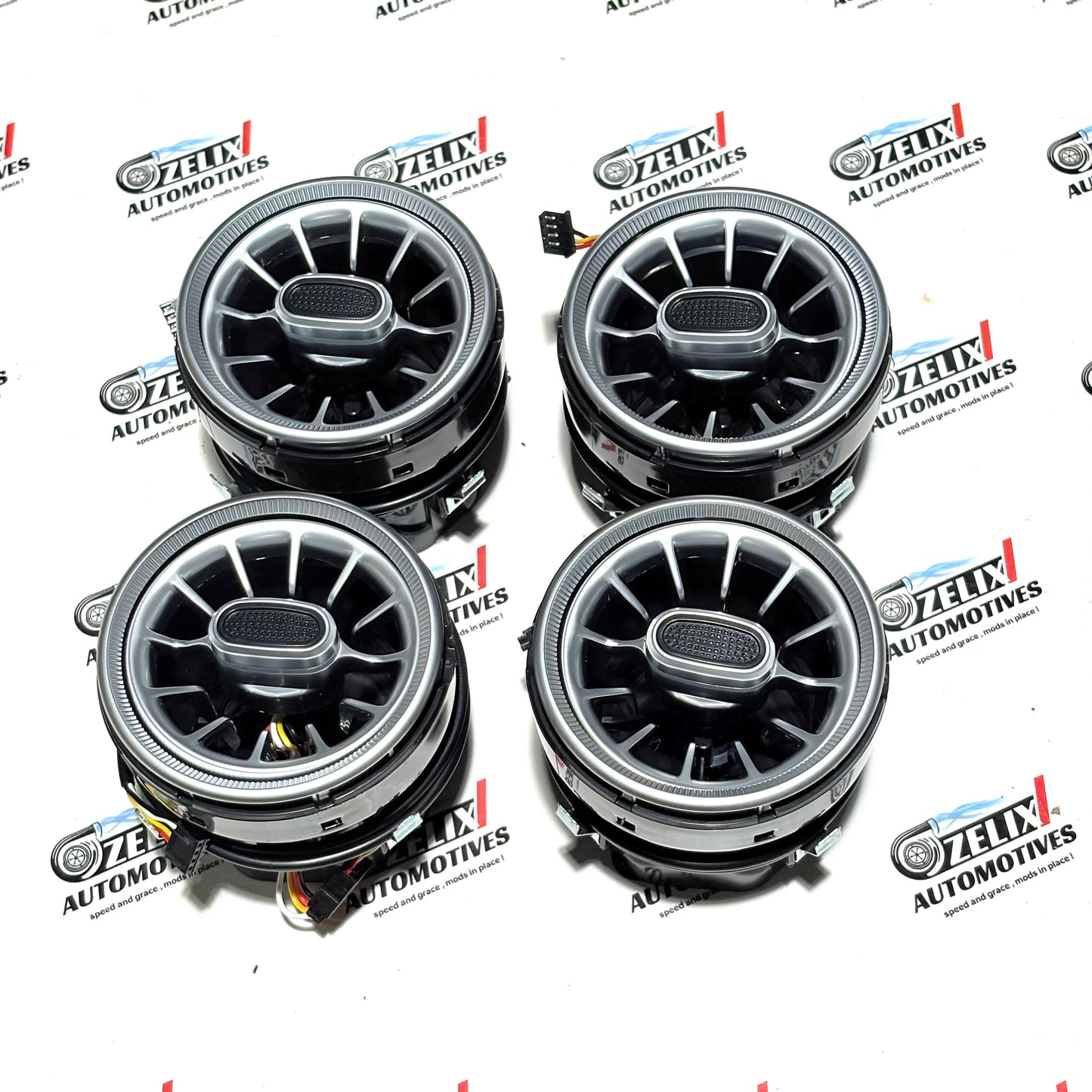 RGB AC Vent LED Light Set (4 Pieces) | Wireless Remote Control