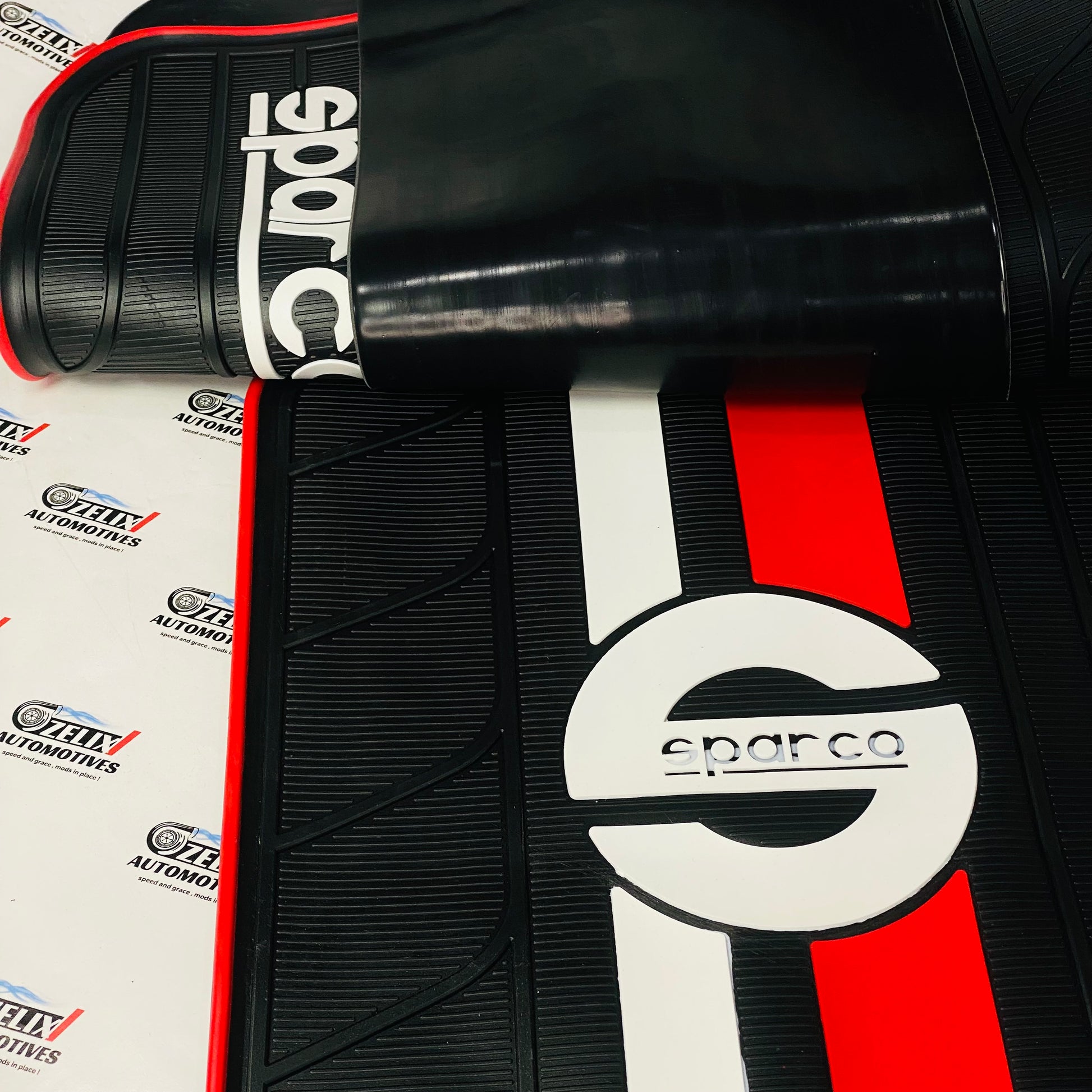 SPARCO JDM Anti-Slip Rubber Car Floor Mats Full set 