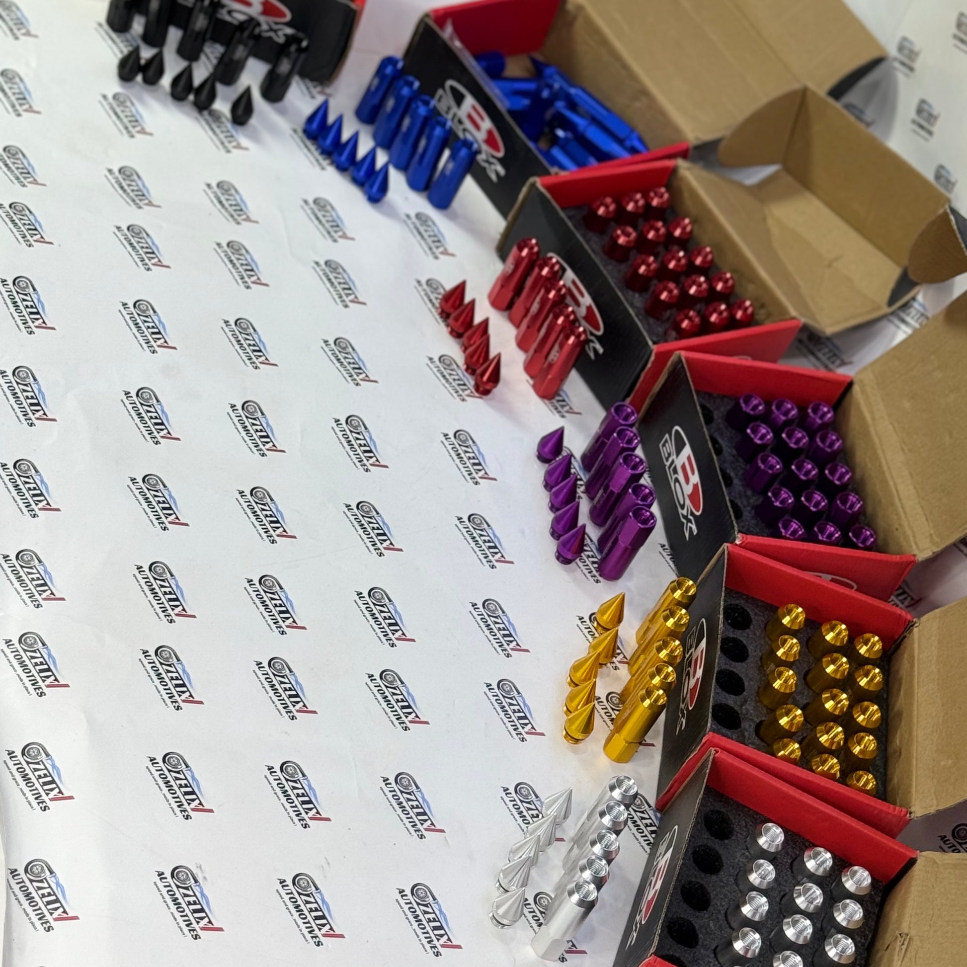 Lug Nuts Universal Fit in Multiple Colours
