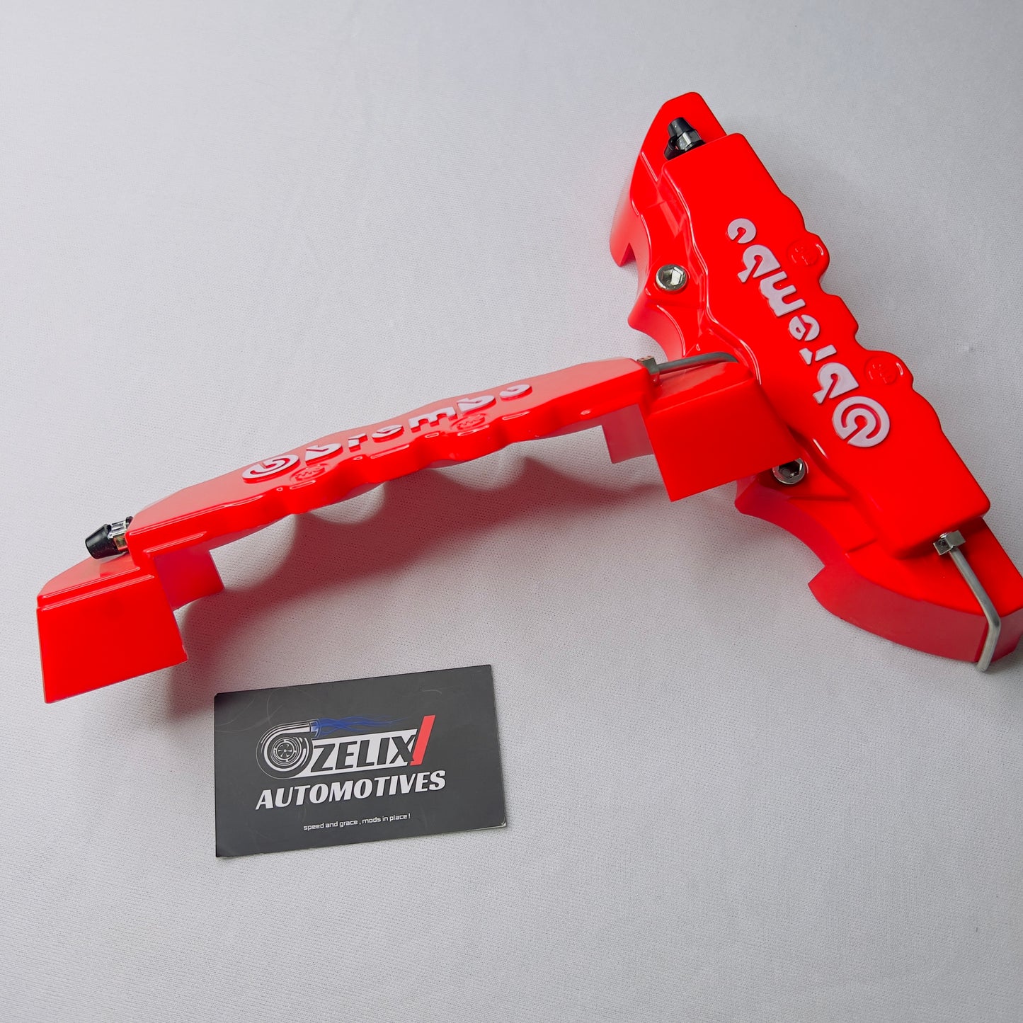 Brembo ABS Red Caliper Metal Brake Caliper Protector Cover