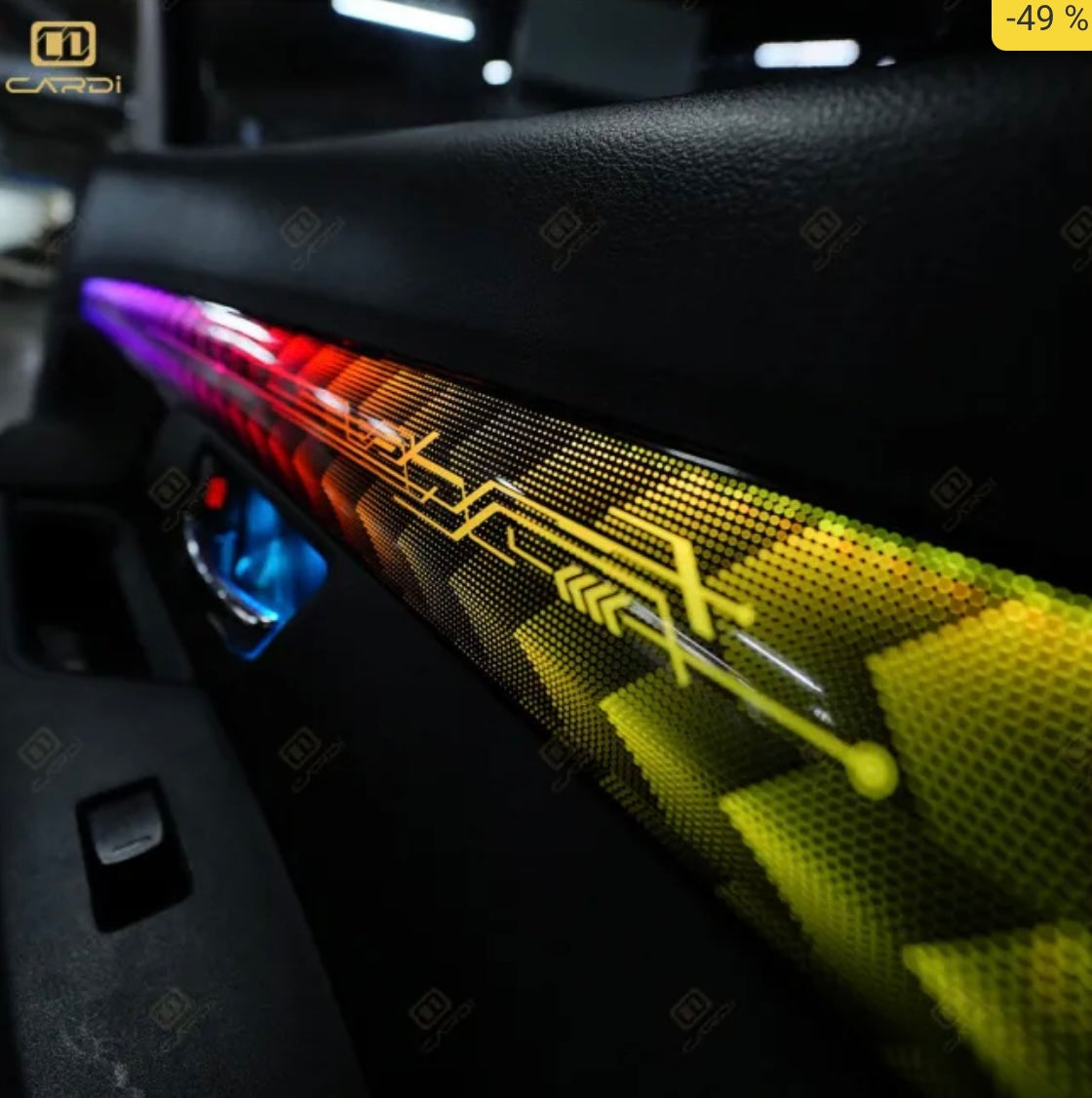 CARDI D19 OEM Ambient Lights For Maruti Suzuki Ertiga 2018 Onwards - 18 Pieces