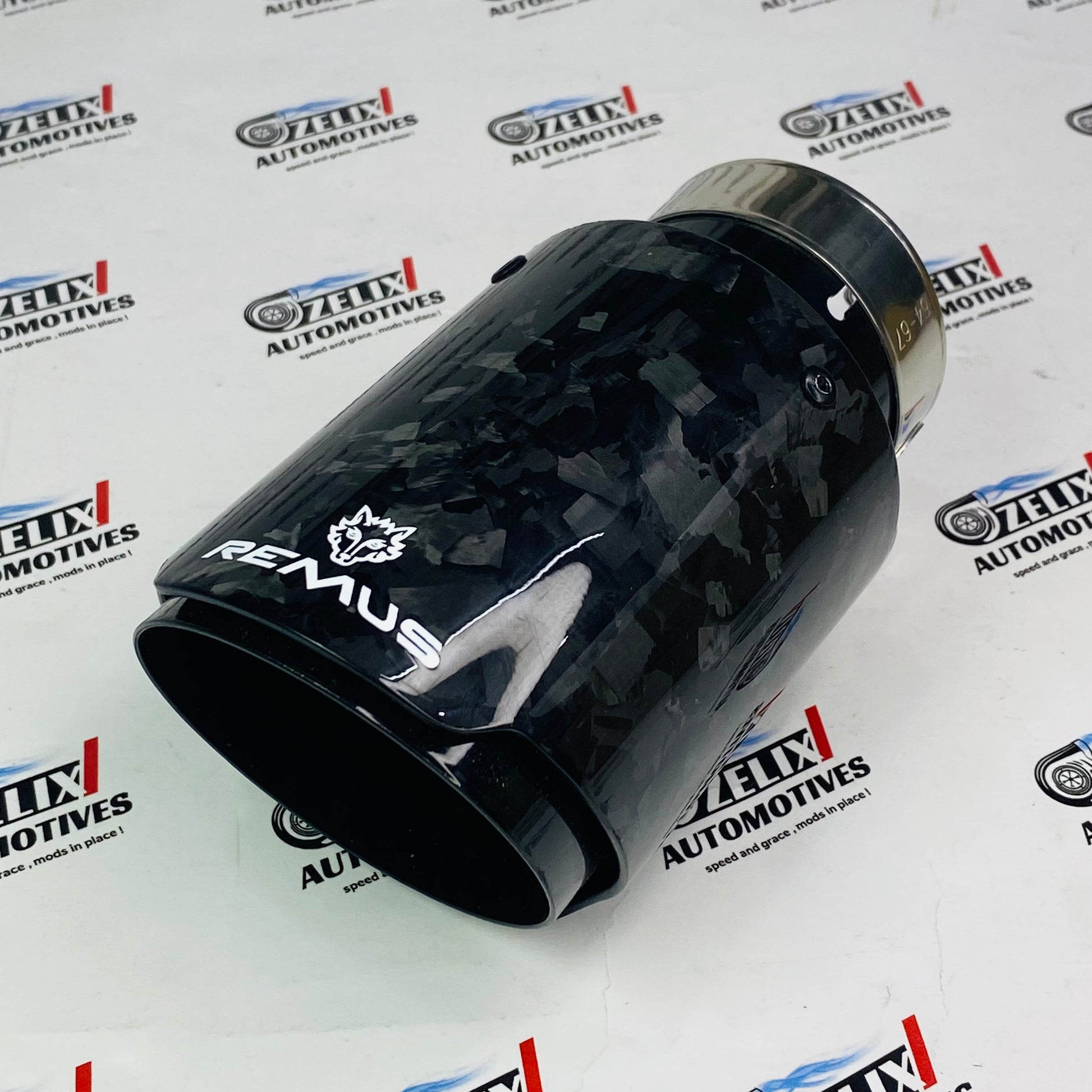 premium Remus forged carbon fiber exhaust tip 