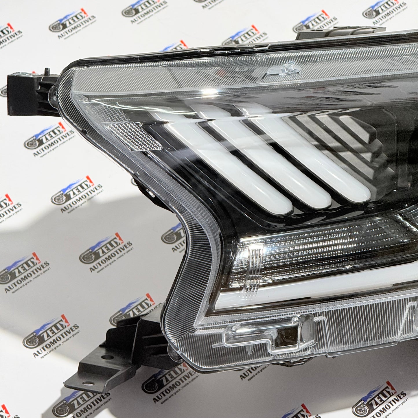 Ford Endeavour Mustang-Style Headlights | Aftermarket Projector Lens with Integrated DRL