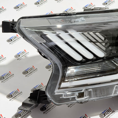 Ford Endeavour Mustang-Style Headlights | Aftermarket Projector Lens with Integrated DRL