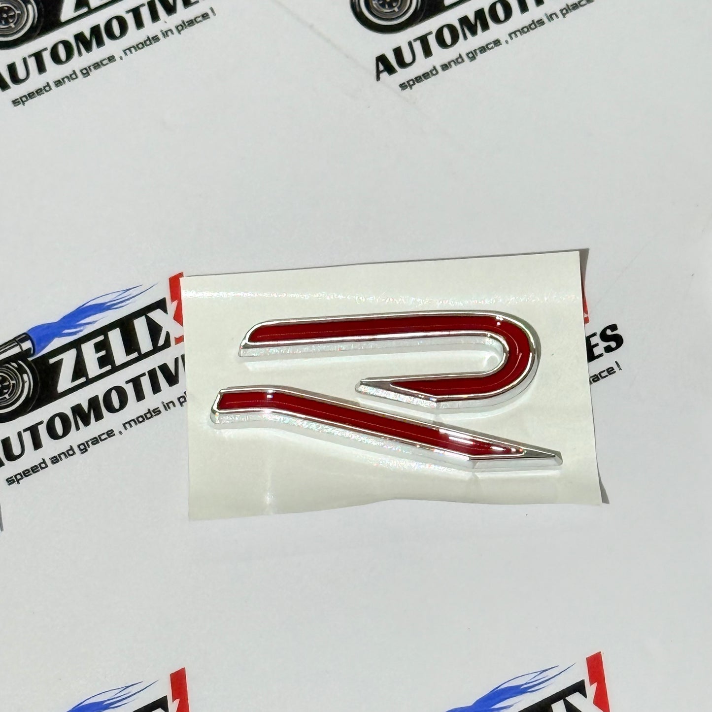 R-Logo Sticker Premium finish with crisp edges | Multiple Colour Options