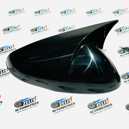 Mahindra XUV 3XO Batman Style Mirror Covers | premium Gloss Black Finish Fits (2024+) Models