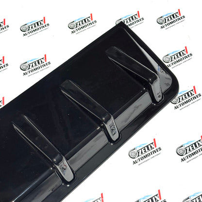 UNIVERSAL 6-FIN REAR DIFFUSER WITH LED LIGHT | AFTERMARKET ABS