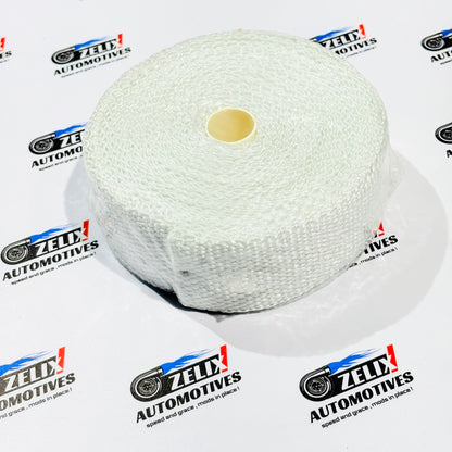 Exhaust Insulating Wrap  | Universal Fit Heat Shield Tape  Colour Options(Black/White)