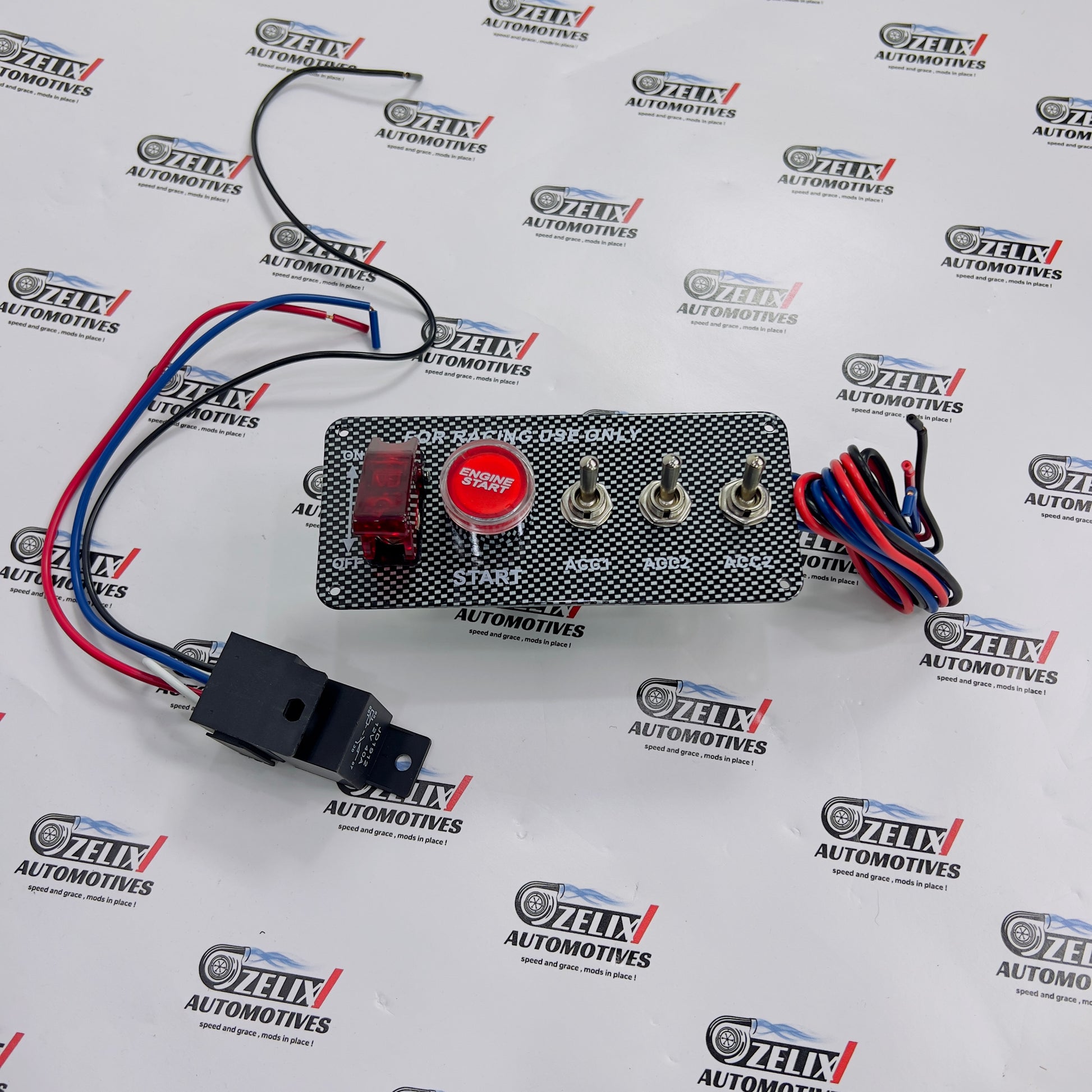 Car Toggle Switch | Universal Aftermarket Aircraft-Style Safety Cover.