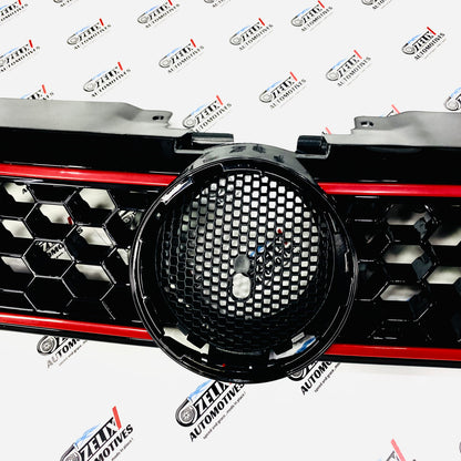 Premium Gloss Black GLI-Style Grill for  Jetta Type 2