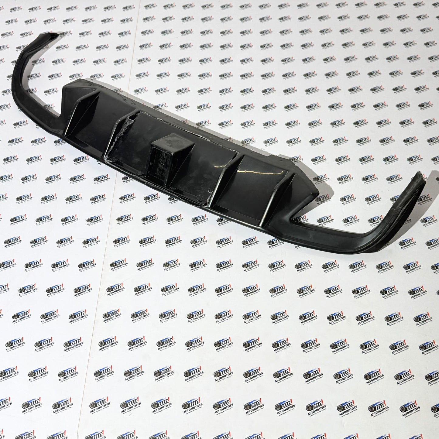 Skoda Octavia RS MK3 Rear Diffuser | Glossy Black Finish Compatible with 2013–2019 Models