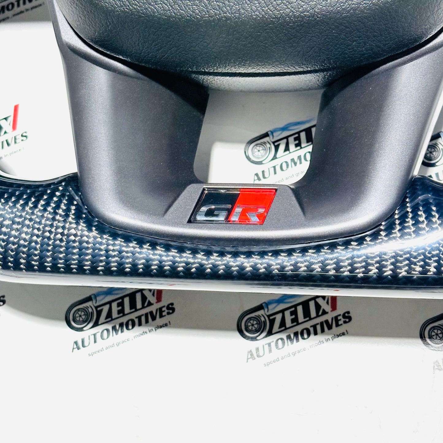 Toyota Fortuner Steering Wheel  GR Sport Style | Aftermarket Carbon Fiber Finish