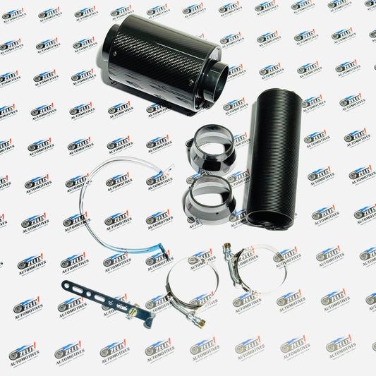 Universal Carbon Fiber Cold Air Intake Kit | High-Performance Aftermarket Air Intake