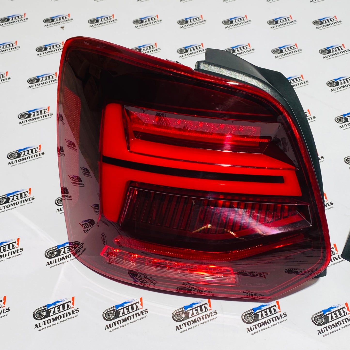 Volkswagen Polo Audi-Q2 Style LED Tail Lights | Aftermarket