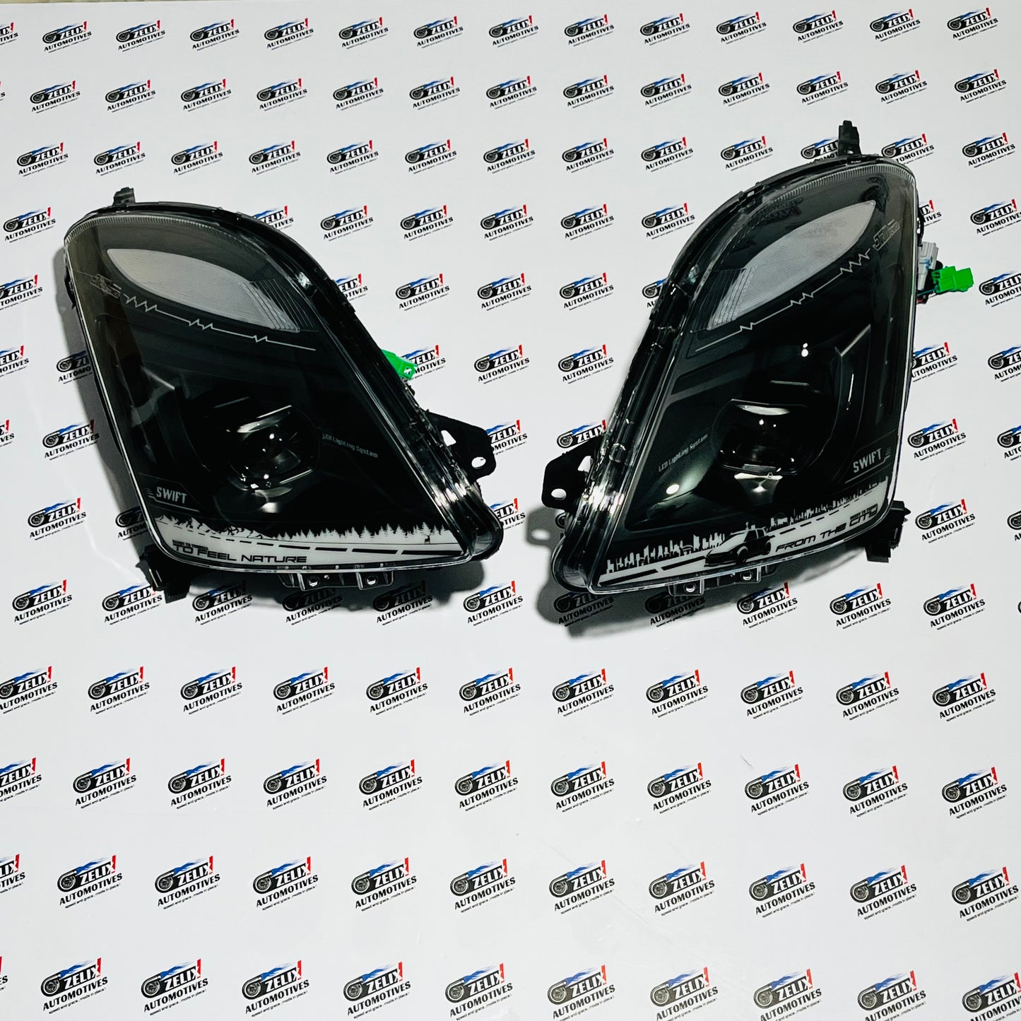Suzuki Swift Type 1 JDM Power Style LED Headlights | Aftermarket Upgrade
