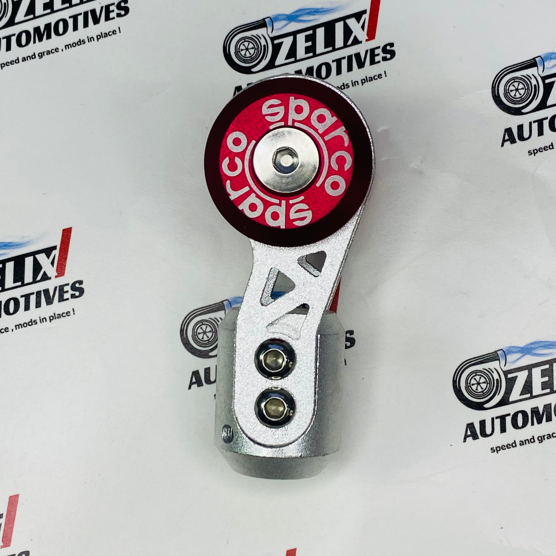 Red Universal Sparco Aircraft Style Shift Knob – Durable and Long-Lasting Build