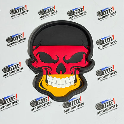 Skull Non-Slip Car Dashboard Mat | German,UK,USA Flag Designs