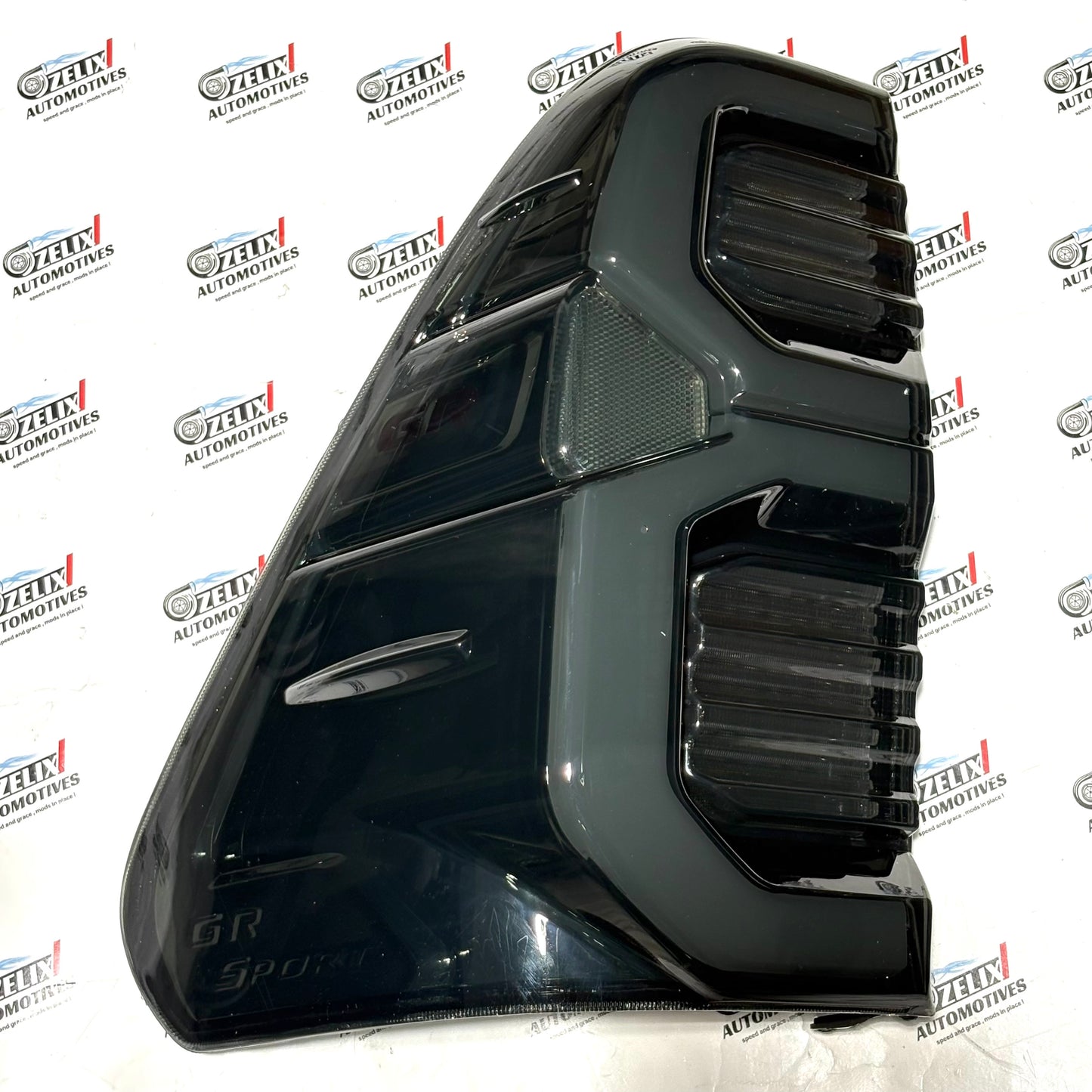 Toyota Hilux Full Smoked Tail Lights | Premium Aftermarket Pair