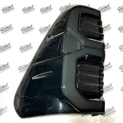 Toyota Hilux Full Smoked Tail Lights | Premium Aftermarket Pair