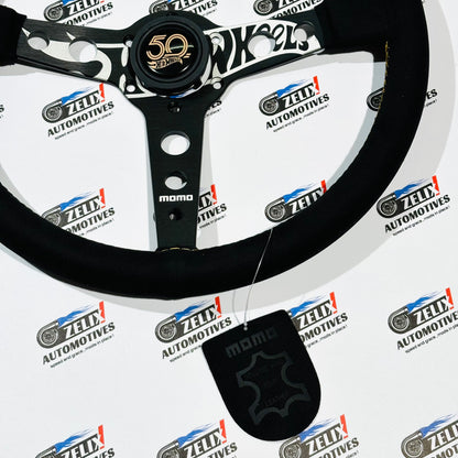 MOMO Hot Wheels Edition Steering Wheel | Premium (Leather/Alcantara) Finish