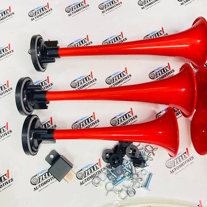 6-Pipe Musical Air Horn Kit God Father  – Ultra-Loud 12V Sound for Cars