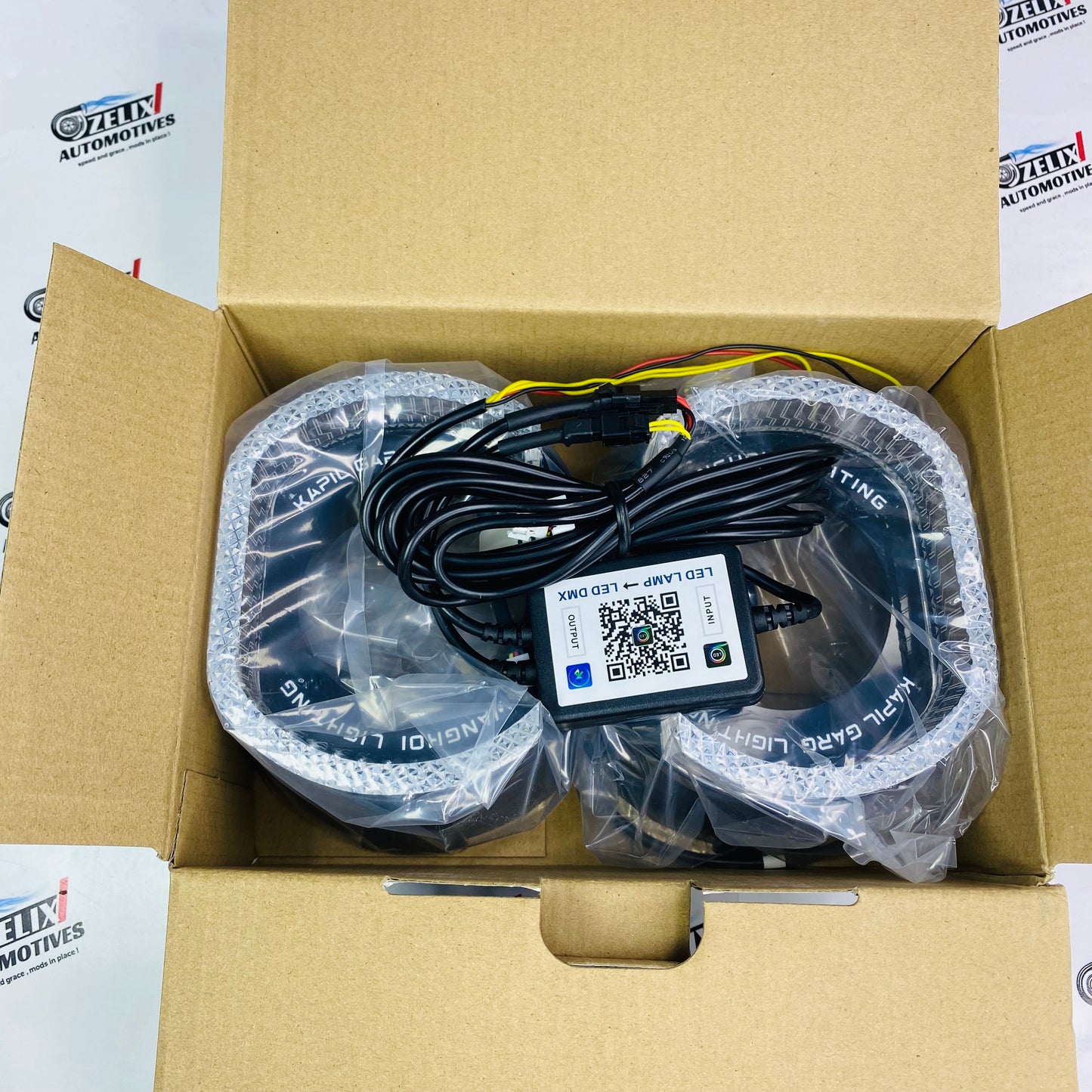 5D Glory Crystal multi-color DRL lights for universal car fit