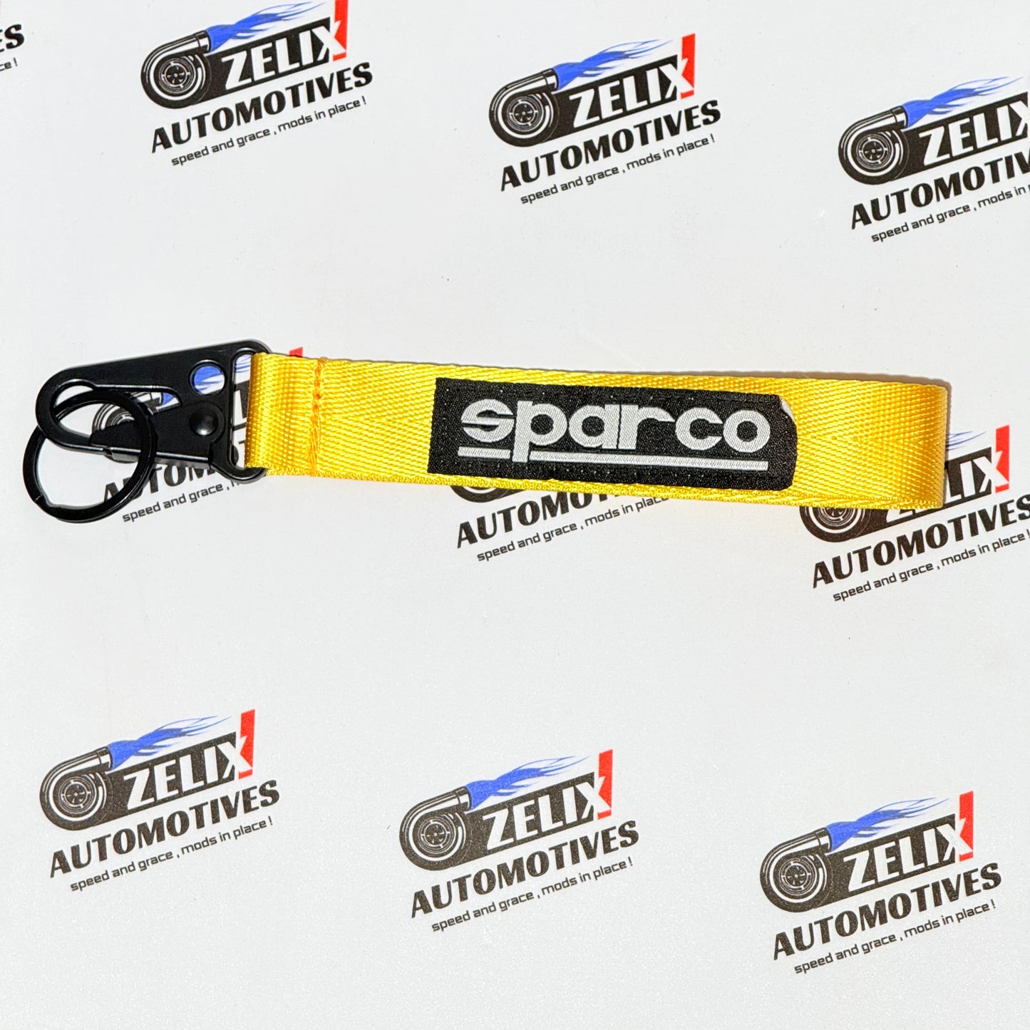 Sparco Keychain | Motorsport Edition Yellow/Blue Colour Options