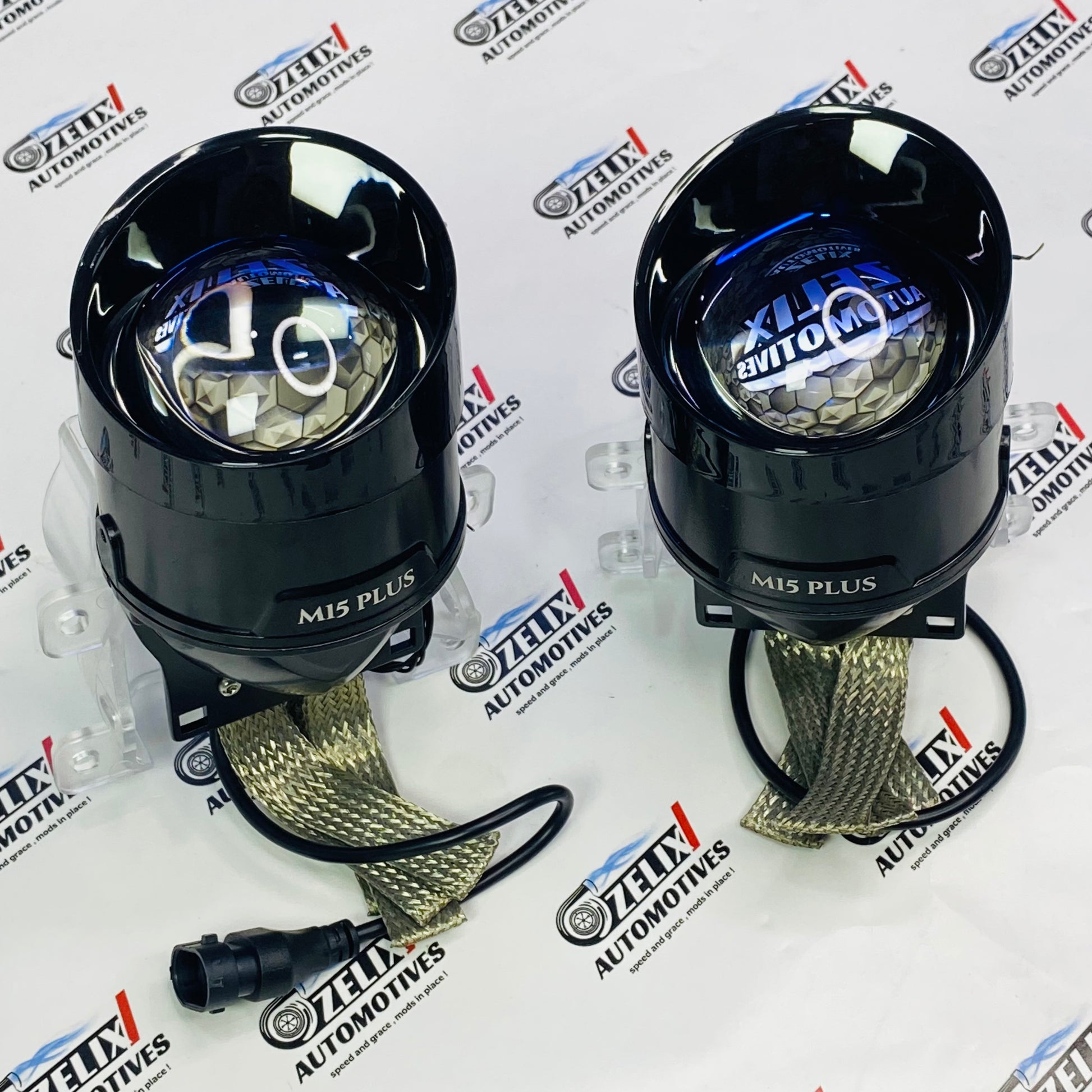 “Car LED projector headlights MaxVision M15 Plus dual lens 
