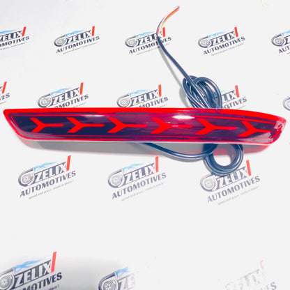 Toyota Innova Crysta  LED Reflector Lights | Aftermarket Rear Bumper Upgrade ( Fits 2016+ Models )